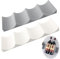 ZEPIQOR porta botellas de nevera, 2 soportes para botellas de frigorífico, botellero frigorifico, botellero de plástico, europeo portabotellas de mesa para nevera, ideal para cocina, nevera