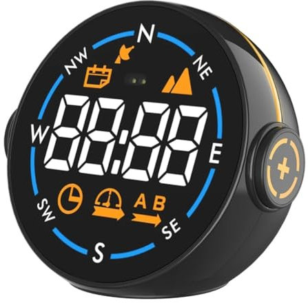 Boddceto Auto-Up-Display GPS Intelligentes Messgerät Geschwindigkeitsanzeige Intelligente Bewegungserkennung Höhenmesser Geeignet für Alle Autos