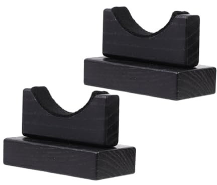 Yardwe 2piezas Expositores Multiusos De Bates Soportes De Madera Organizador De Béisbol Ranuras Para Bates Estándar