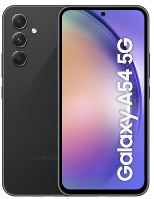 Samsung A546B/DS Galaxy A54 5G, Dual, 128GB 8GB RAM, Awesome Graphite (Reconditionné)