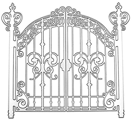 XAGMODSHN Fustelle in metallo per porta d'ingresso, stencil, scrapbooking, album, francobolli, biglietti, goffratura