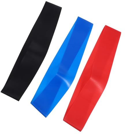 TOYANDONA 6 Pièces Bande Élastique Yoga TPE Résistance Élastique Musculation Fitness Bandes pour Renforcement du et Étirements Accessoires Gym pour Femmes