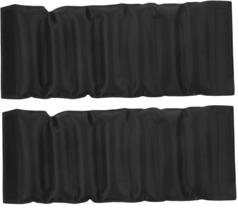 LALADEFIEE Reusable Wine Cooler Sleeve Black 2pcs Set, Insulated Beer Bottle Ice Pack Bag for Wine Bottle Temperature Control, Portable Cooler Sleeve for Home and Outdoor Use