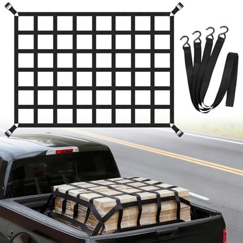 KOMCLUB Red de Malla Reforzada para Caja de camioneta Pickup