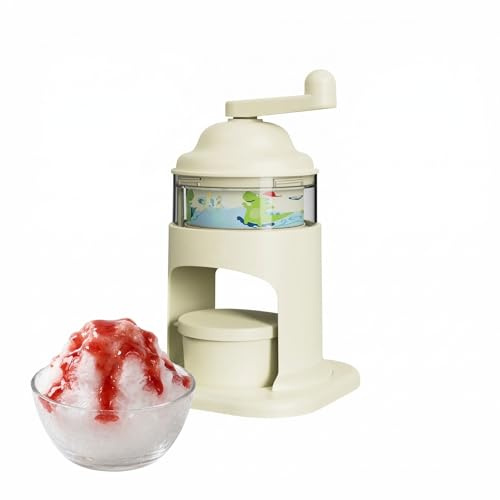 Family Snow Cone Maker, Manual Ices Crusher Machine, Manual Shaving Machine for Parties and Outdoor Use, No Electricity Required with Ice Tray, Small Kitchen Tool For Parties