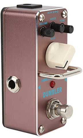 Sonew Pedal de Efectos de Guitarra DUMBLER Distorsión Analógica True Bypass Baja Pérdida para Músicos, Uso en Exteriores, Diseño Compacto
