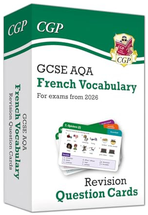 GCSE AQA French: Vocabulary Revision Question Cards (CGP AQA GCSE French)