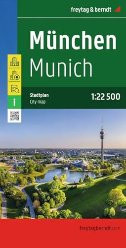 München, Stadtplan 1:22.500 (freytag & berndt Stadtplan)