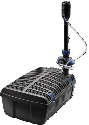 OASE Filtral 6000 - chiarificatore UVC, Colore: Nero, Dimensioni: 6 m³ (con Bordo di Pesce: 3 m³)