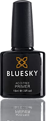 Bluesky Nail Primer and Dehydrator 15ml, Acid Free Gel Nail Prep | Strips oil and moisture off the plate so colour bonds properly, which is what stops lifting at the cuticle after a week.