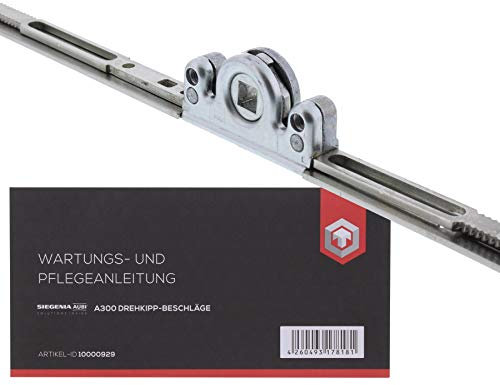 AUBI Ventana engranaje GK AGKK Herraje + ToniTec mantenimiento Instrucciones para Aubi A300 ventana herrajes