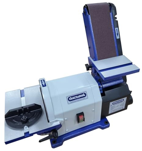 CHARNWOOD BD48 Belt & Disc Sander 4x36 Belt, 8 Diameter Disc, 550w Motor