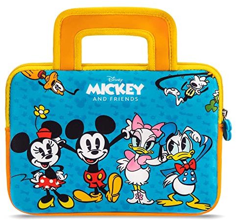 Pebble Gear Disney Mickey & Friends Kindertasche - universelle Tragetasche geeignet für 7 Zoll Kids Tablets, Begleiter für den Kindergarten, Reisen und Ferien, Platz für Spielzeug, Kopfhörer