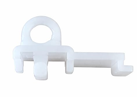 rewagi Endfeststeller, Zwischenfeststeller, Feststeller, Gardinenschiene - Laufbreite - 6mm SKO (10 Stück)