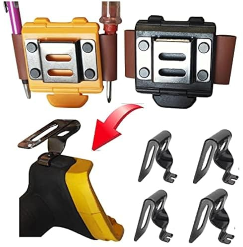 Drill Holster with 4 Drill Bit Hooks, Drill Holder Belt, Drill Holster Belt Clip, Drill Holster with Tool Belt Hook, Free Your Hands.