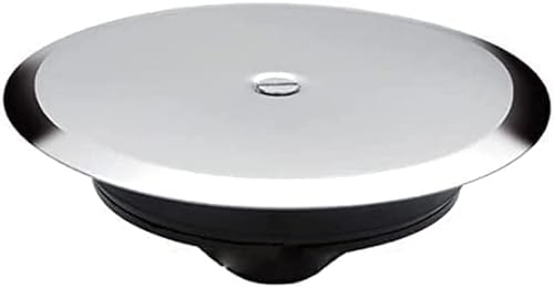 Tappo ad espansione da 100 mm per bagno e cucina a pozzetto sifone con coperchio acciaio cromato + vite chiusura ermetica