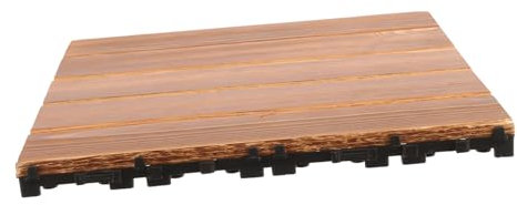 Veemoon Piastrelle Per Esterni Ad Incastro Pavimento in Legno Per Balconi Patio Prato Cortile Facile Installazione Resistente Alle Intemperie Leggero