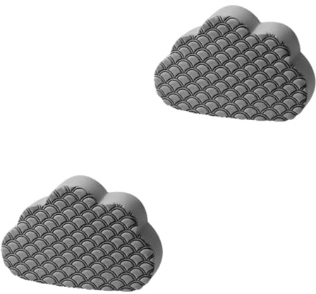 FRCOLOR 2pcs Kitchen Countertop Wiper Scrubbing Pad Non-Scratch Dish Scrubber for Bathroom Cleaner Replaceable Washing Sponge for Mirror Washing for Glass Cleaning