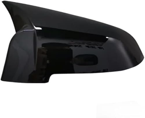 TIUEO Auto Spiegelkappen für BMW 5 6 7 Series F10 F11 F18 GT 5GT F07 F06 F12 F13 LCL F01 F02 Seitenspiegel Abdeckung Rückspiegel Abdeckkappe Ersetzen Sie die Tuning Zubehör,1pc Black Right