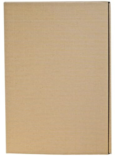 3er Weinkarton, Geschenkkarton, Natur, Wellpappe, 36 x 25 x 9,5 cm, 25 Stück