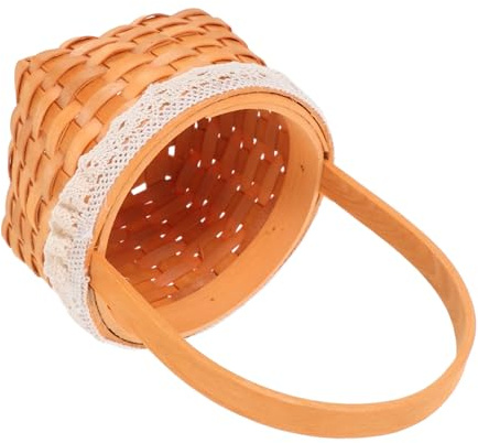 MAGICLULU Handwoven Wicker Flower Basket Small Storage Basket for Candy Snacks Home Decor