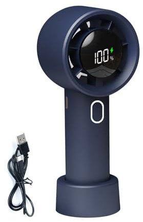 Ventilador De Bolsillo Recargable | Niebla Portátil Personal Refrescante,Ventilador De 100 Velocidades Con Batería, Gadget para Viaje Habitación Exterior
