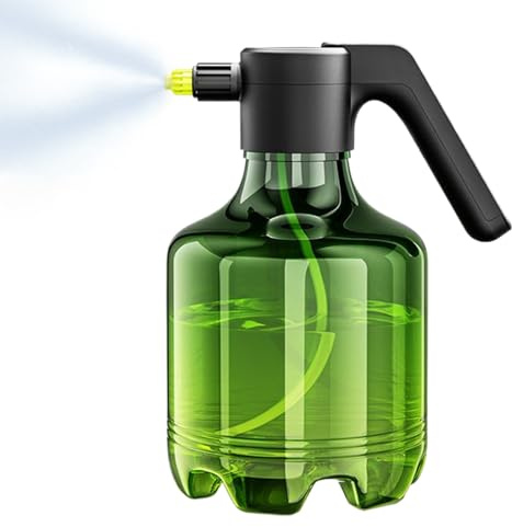 Generisch Pulverizador de batería, batería recargable de 3000 ml, pulverizador de jardín, 1500 mAh, atomizador ajustable para limpieza de plantas, color interior y exterior