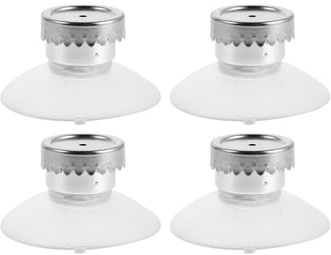 DIYEAH Lot de 4 Porte-savons magnétiques : Porte-Savon à Ventouse Auto-drainant, sans perçage, Fixation Murale, Plateau pour lavabo de Salle de Bain, Cabine de Douche