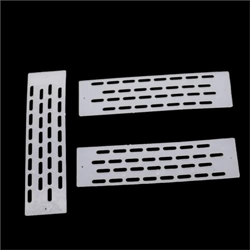 Bee hive Entrance Reducer 100pcs Beekeeper Anti Escape Run Fly Away Bees Queen Plastic Spacer Ward Beehive Blocker Barrier Sheet Nest Door Gate Suplies Transparent for Swarm Trap Hive Trap
