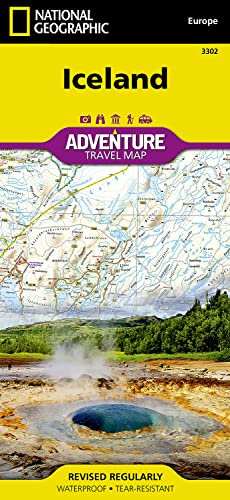 National Geographic Adventure Map Iceland [Lingua Inglese]