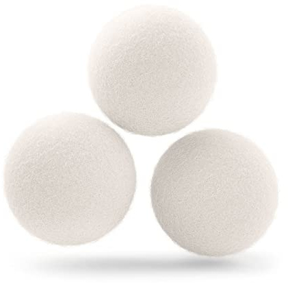 Cosy House Collection Wool Dryer Balls - Premium Reusable Natural Fabric Softener - Eco-Friendly, Saves on Time and Energy - Soften Clothes Naturally - Reusable for Up to 3 Years - White (Pack of 3)