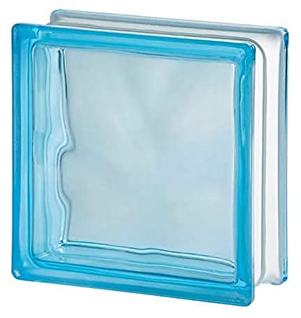 VITROLAND 1908WBBI Bloque de Vidrio, Azul