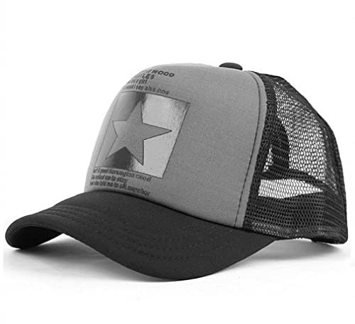 Cozyan Baseball Cap Herren Damen Basecap Verstellbare Kappe Caps für Männer Frauen Baseball Cap Herren Damen Plain Baumwolle Hut (grau)