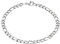 flintronic Figaro Bracelet, Stainless Steel Bracelet, 3+1 Link Curb Chain Bracelet for Men and Women, Hypoallergenic Jewellery, 21 cm Length/6 mm Width, Chain Bracelet Bangle - Gold/Silver, 21cm,