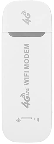 VBESTLIFE Modem WiFi USB 4G LTE, Router Wireless da 150 Mbps con Supporto per Slot per Schede SIM 10 Utenti, Supporto per Hotspot da Viaggio Portatile LTE B1 B3 B5
