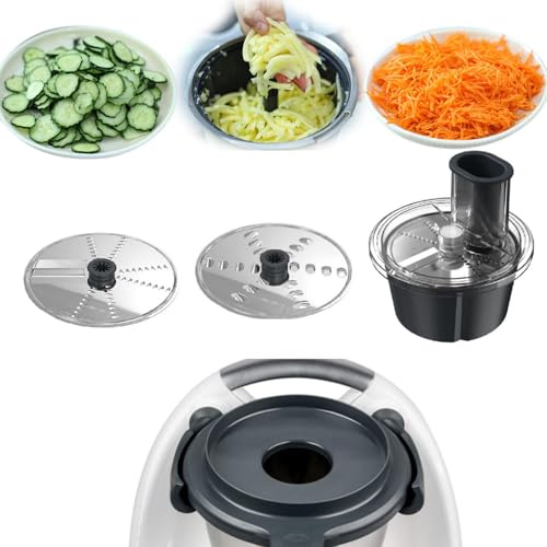 Macchine multifunzione per tagliare verdure e formaggi per mix termico caldo, accessori per trituratore formaggio Hot Mix TM6 e TM5 (unità di taglio grosso + fine)