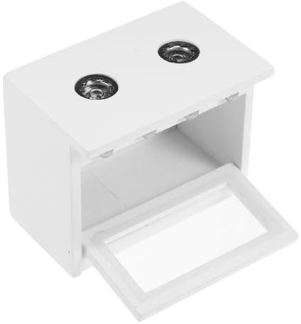 TOYANDONA 1 Pc Scena Della Stufa a Gas Piano Cottura Portatile Stufa a a Singolo Forno Jet Fornello Da Campo a Singolo Elettrico Bianca Multistrato Di Betulla