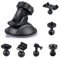 Dash Cam Mount, Car Suction Cup for 360 Degree Angle Dash Cam Holder with 6 Types Adapter for Driving DVR Camera Camcorder GPS Action Cameras