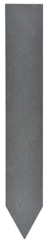 Fallen Fruits Ltd Slate Plant Marker (Set of 6), Grey