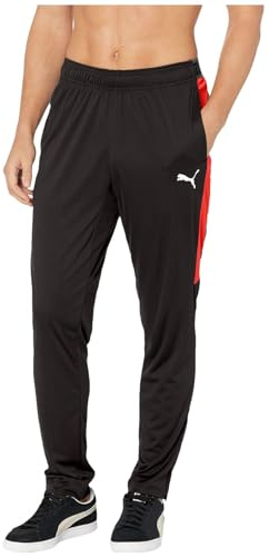 PUMA Pant Pantalones, Speed Negro Rojo, 41-44.5 para Hombre