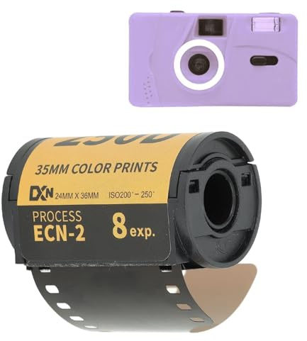 35mm Färgfilm för Fotografering, Professionell Högkontrast Färgutskriftsfilm, 8 Ark