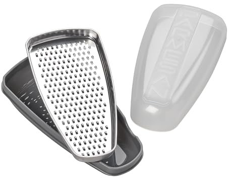 Tala Parmesan Grater and Container, Perfect for Grating Parmesan and Other Hard Cheeses, Includes Container to Store Cheese