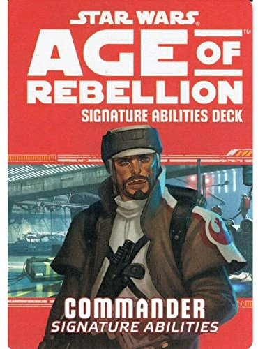 Fantasy Flight Games Age of Rebellion Commander Signature Abilities Deck