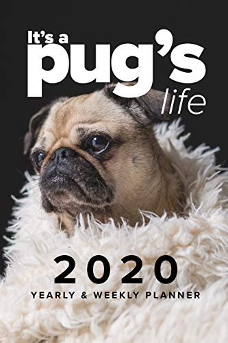 It's A Pug's Life 2020 Yearly & Weekly Planner: Pug Flavoured Daily Diary Gift