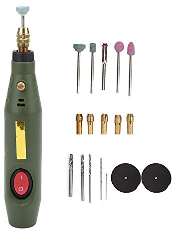 Mini Utensile Rotante Multifunzione per Intaglio del Legno Smerigliatura e Levigatura Kit con Accessori