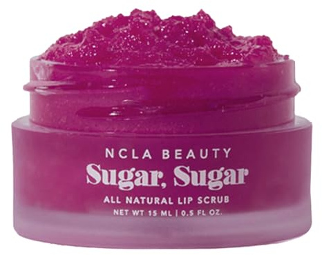 NCLA 100% Natural, Vegan Sugar, Sugar Lip Scrub (Black Cherry)