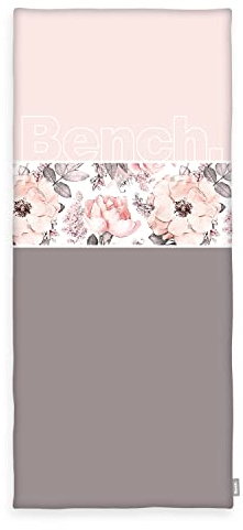 Bench Strand- und Saunatuch, Nature Inspired, 80x180 cm, 100 % Baumwolle, Velours, Mit Aufhänger, Farbe: Mehrfarbig Blumen, Art.Nr.: 6112607537