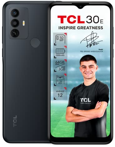 TCL Smartphone 30e Space Grey 6.52 3gb/64gb 5000mah Dual Sim