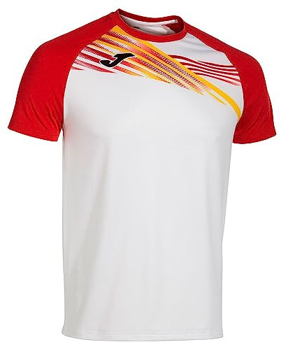 Joma Camiseta Manga Corta Elite x Blanco Rojo