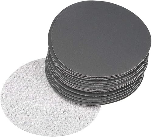 TA-VIGOR 20 discos de lijado en seco y húmedo de 75 mm, grano 1000 de 3 pulgadas, papel de lija electrostático de carburo de silicio para plantar arena